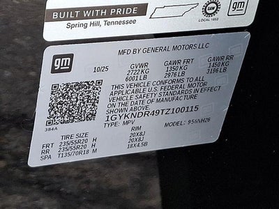 2026 Cadillac XT5 Premium Luxury