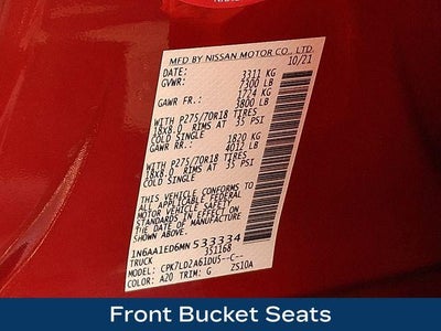 2021 Nissan TITAN Crew Cab PRO-4X 4x4