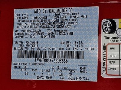 2007 Ford Mustang Shelby GT500