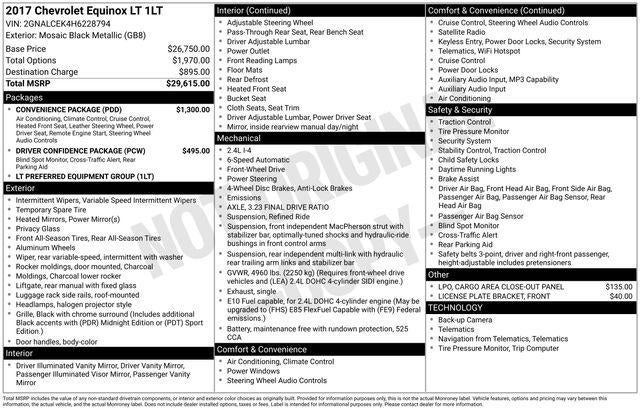 2017 Chevrolet Equinox LT