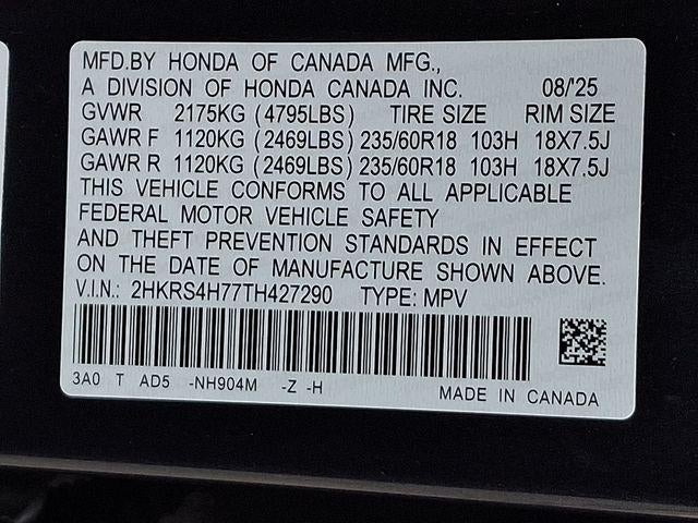 2026 Honda CR-V EX-L AWD