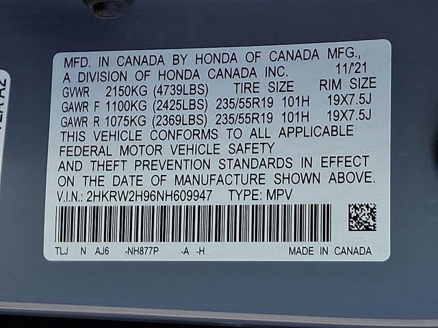 2022 Honda CR-V Touring
