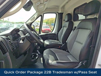 2025 RAM ProMaster 2500 Cargo Van Tradesman High Roof 159" WB w/Pass Seat