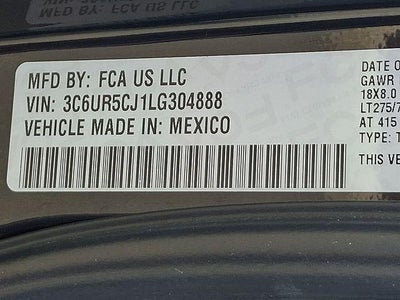 2020 RAM 2500 Tradesman Crew Cab 4x4 6'4" Box
