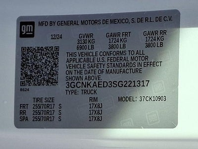 2025 Chevrolet Silverado 1500 WT