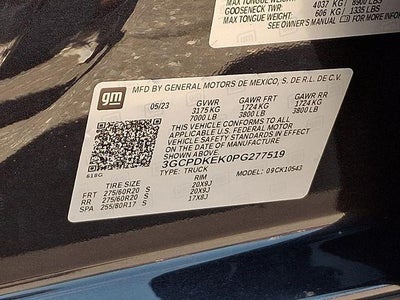 2023 Chevrolet Silverado 1500 LT (2FL)