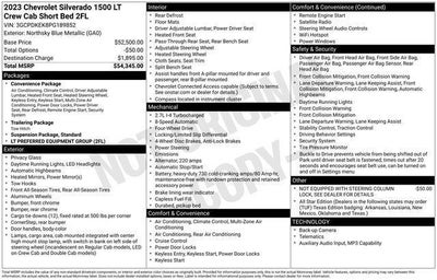 2023 Chevrolet Silverado 1500 LT (2FL)