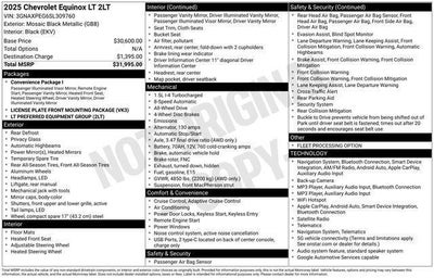 2025 Chevrolet Equinox LT