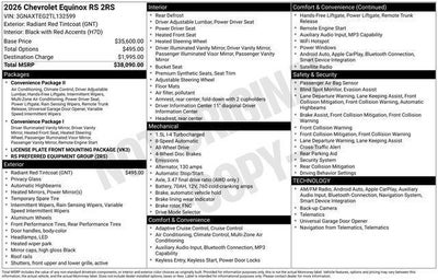 2026 Chevrolet Equinox RS