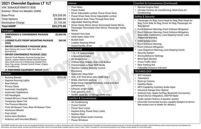 2021 Chevrolet Equinox LT