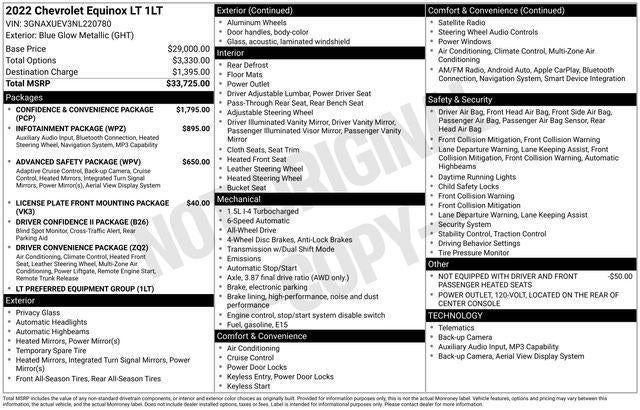 2022 Chevrolet Equinox LT