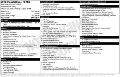 2025 Chevrolet Blazer RS