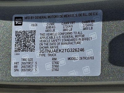 2026 GMC Sierra 1500 Pro