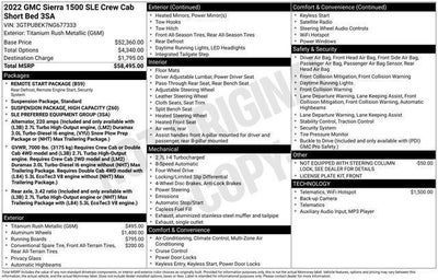 2022 GMC Sierra 1500 SLE