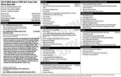 2014 GMC Sierra 1500 SLT