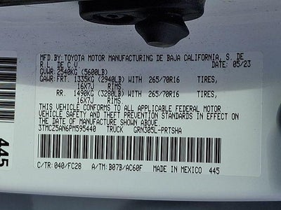 2023 Toyota Tacoma Trail Edition