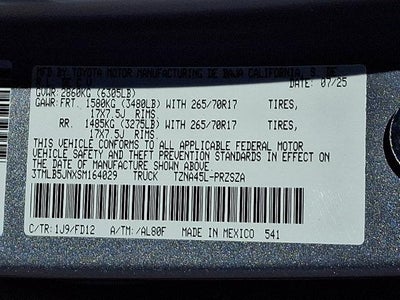 2025 Toyota Tacoma TRD Off Road