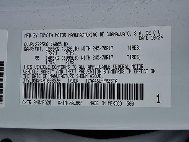 2024 Toyota Tacoma SR