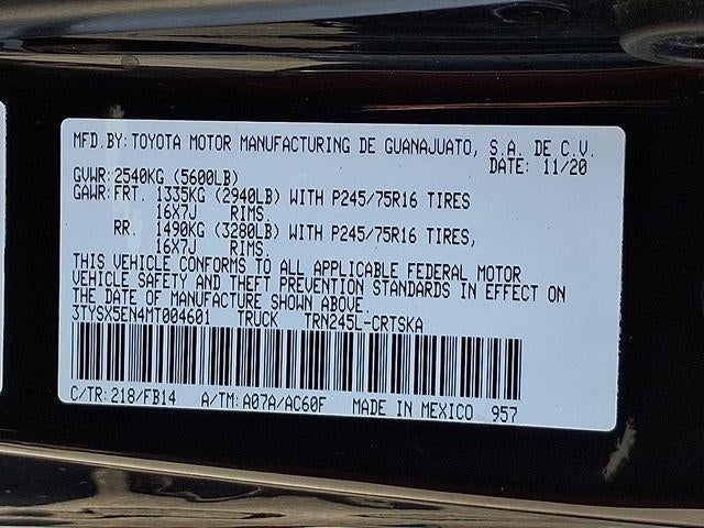 2021 Toyota Tacoma SR