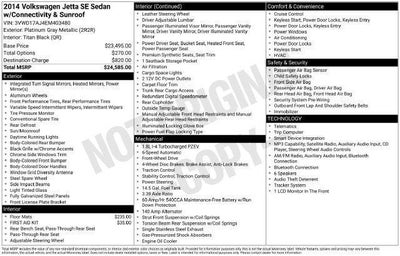 2014 Volkswagen Jetta 1.8T SE