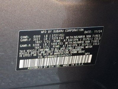 2025 Subaru Ascent Premium