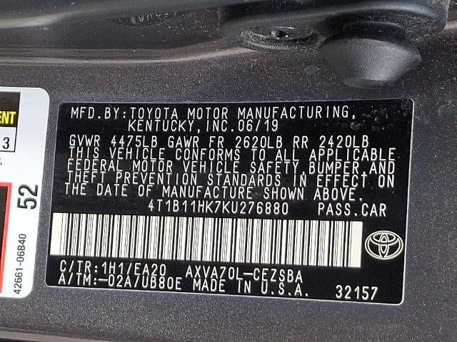 2019 Toyota Camry SE