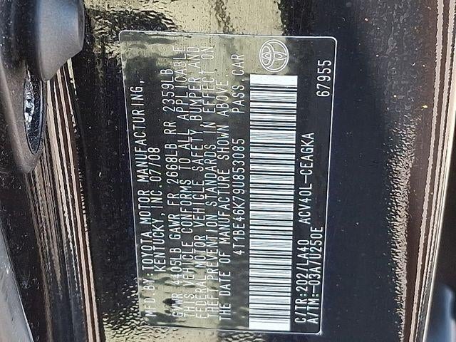 2009 Toyota Camry 4dr Sdn I4 Man (Natl)