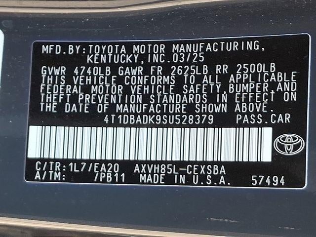 2025 Toyota Camry XSE