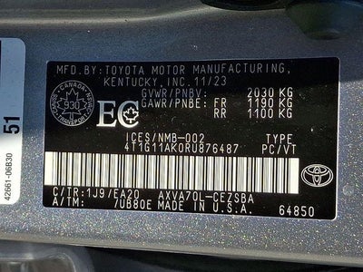 2024 Toyota Camry SE