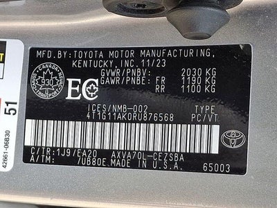 2024 Toyota Camry SE