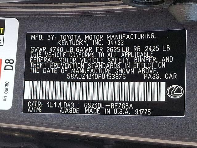 2023 Lexus ES 350 ES 350