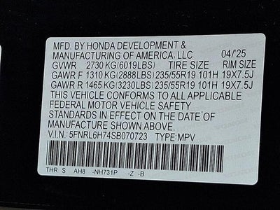 2025 Honda Odyssey Sport-L