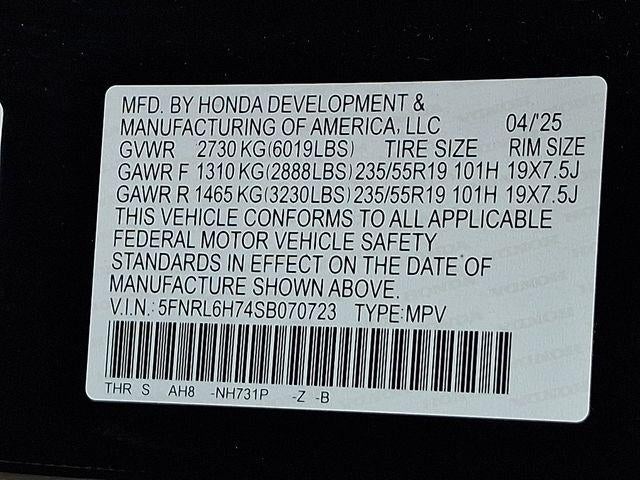 2025 Honda Odyssey Sport-L
