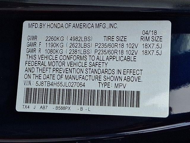 2018 Acura RDX Technology Package