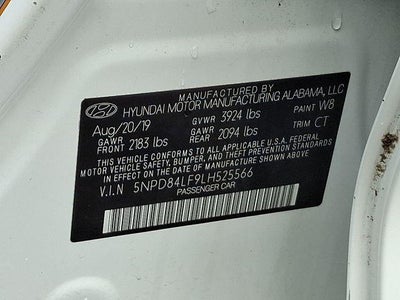 2020 Hyundai Elantra Value Edition