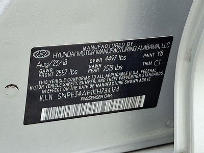 2019 Hyundai Sonata Sport