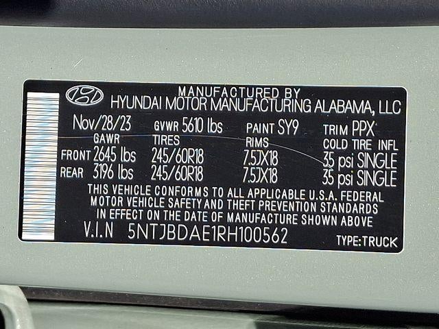 2024 Hyundai Santa Cruz SEL