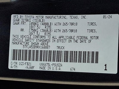 2024 Toyota Tundra SR5