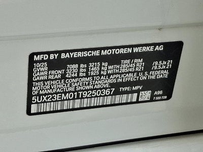 2026 BMW X7 xDrive40i