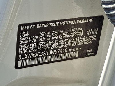 2017 BMW X3 xDrive28i