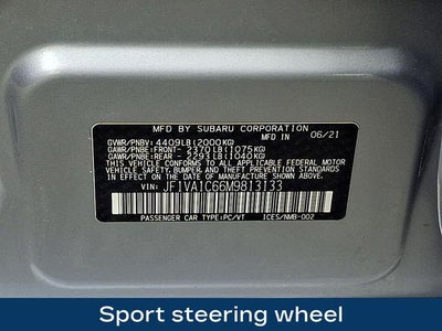 2021 Subaru WRX Premium