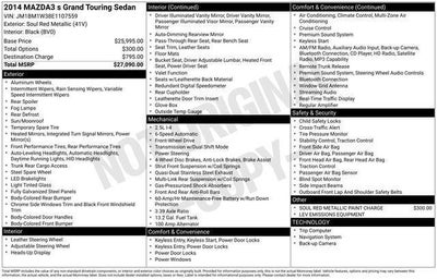2014 Mazda Mazda3 s Grand Touring