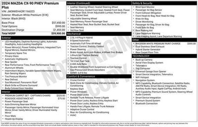 2024 Mazda Mazda CX-90 PHEV Premium Plus