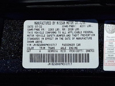 2023 Nissan Z Performance Auto