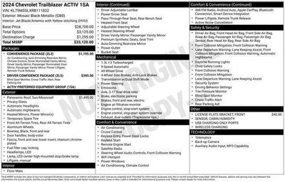 2024 Chevrolet Trailblazer ACTIV