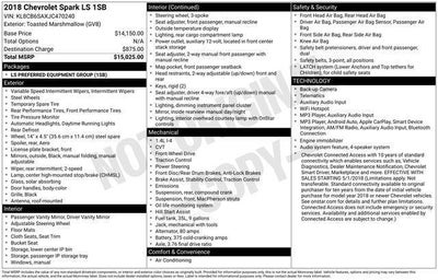 2018 Chevrolet Spark LS