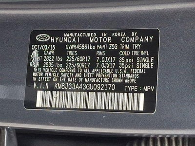 2016 Hyundai Tucson SE