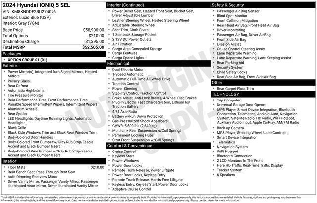 2024 Hyundai IONIQ 5 SEL