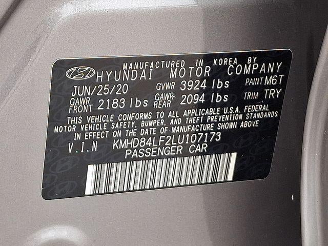 2020 Hyundai Elantra Value Edition