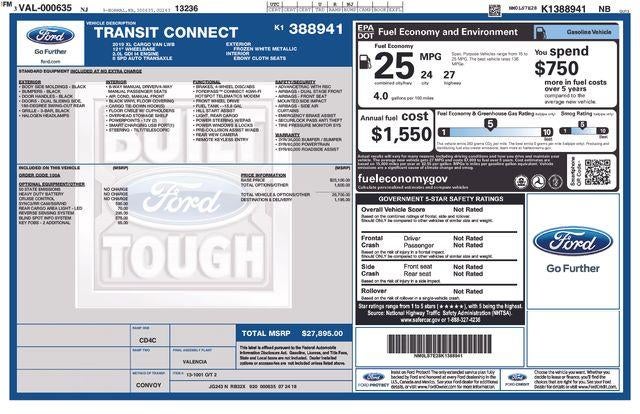 2019 Ford Transit Connect XL